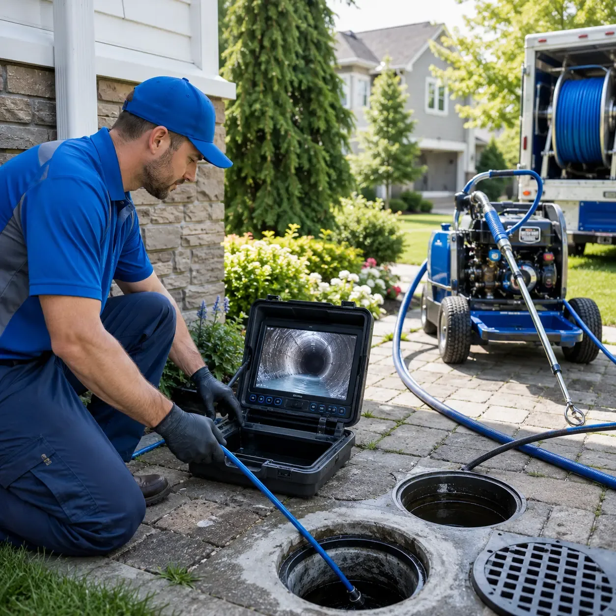 Outdoor drain cleaning professionals serving Lowman, NY